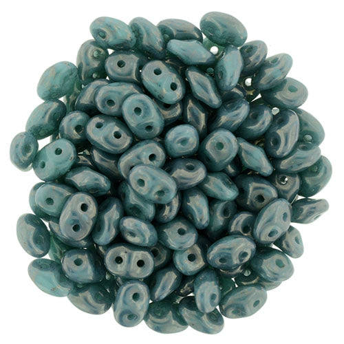 Superduo, Turquoise Moon Dust, SDMD6313, 8 grams