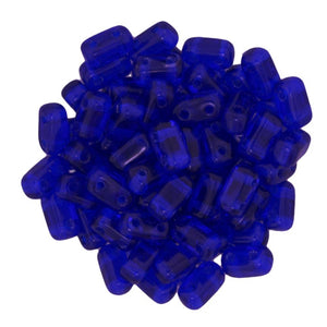 Czechmate Bricks, Cobalt, 50 pcs