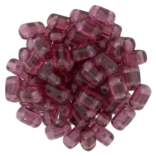 Czechmate Bricks, Fuchsia, 50 pcs