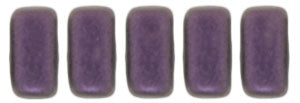 Czechmate Bricks, Metallic Suede Pink, 50 pcs