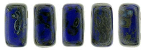 Czechmate Bricks, Indigo Picasso, 50 pcs