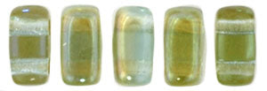 Czechmate Bricks, Aquamarine Celsian, 50 pcs