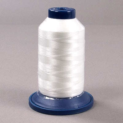 Threading String | Strong White Craft Thread - White, 3 oz Cone