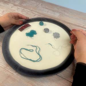 Basic Elements Craft Bumper Beading Board 12 inch Round