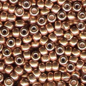 6/0 Miyuki Seed Beads, Galvanized Gold, 6-1052, 10 grams