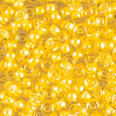 Miyuki 6 Round Seed Bead, 6-1121, Luminous Sun Glow, 10 grams