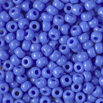 Miyuki Size 6 Round Seed Bead, Opaque Periwinkle, 6-417L, 10 grams
