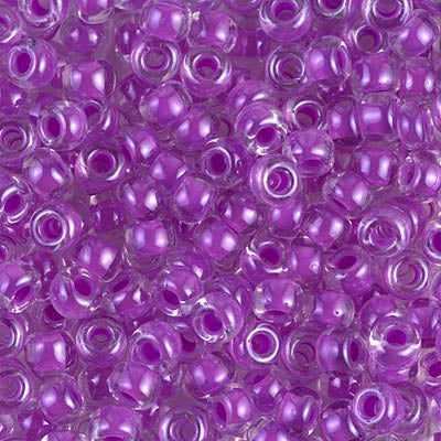 Miyuki 6 Round Seed Bead, Luminous Plum Crazy, 6-4303, 10 grams