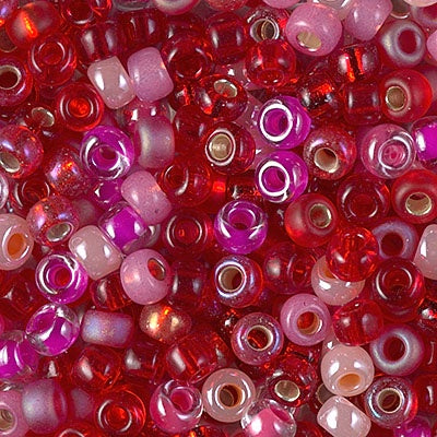 6/0 Miyuki Seed Beads, Mix - Love Potion, 22 grams