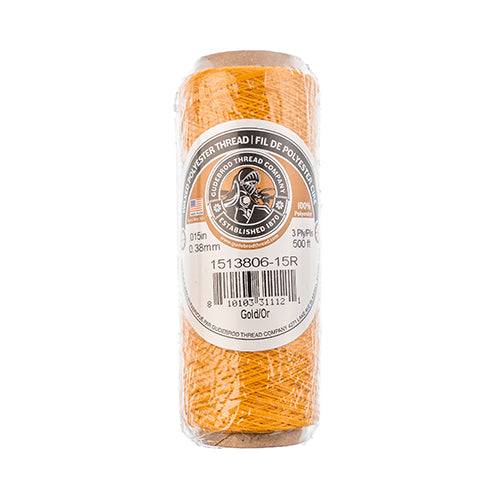 Geard Threads Gudebrod Waxed Thread 3ply Made In USA 500ft (152.4m) Spool 0.38mm (0.