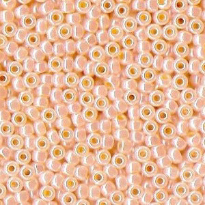 Miyuki 8 Round Seed Bead, 8-519, Pink Ceylon, 10 grams