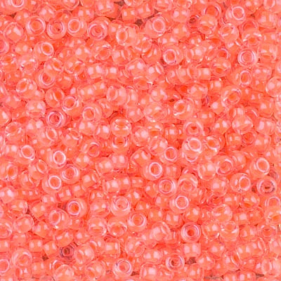 Miyuki 8 Round Seed Bead, Luminous Flamingo, 8-1122, 10 grams