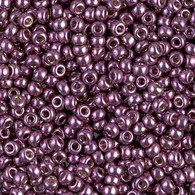 Miyuki 8 Round Seed Bead, 8-4220, Duracoat Galvanized Eggplant, 10 grams, 10 grams