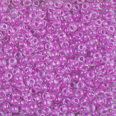 Miyuki 8 Round Seed Bead, Luminous Plum Crazy, 8-4303, 10 grams