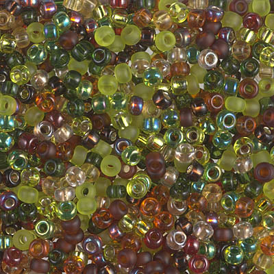 Miyuki 8 Round Seed Bead, Mix - Good Earth, 22 grams