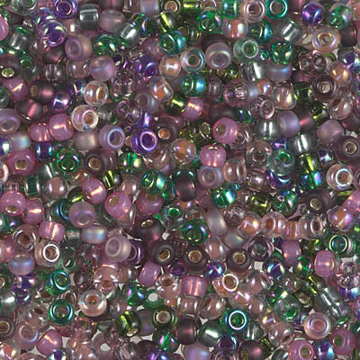 Miyuki 8 Round Seed Bead, Mix - Heather, 22 grams