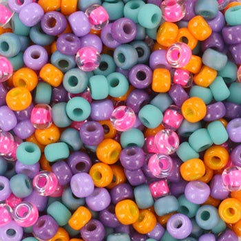 Miyuki 8 Round Seed Bead, Mix - Summer Festival, 22 grams