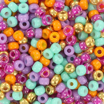 Miyuki 8 Round Seed Bead, Mix - Boho, 22 grams