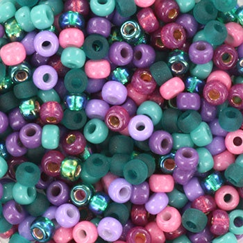 Miyuki 8 Round Seed Bead, Mix - Wicked Meadow, 22 grams