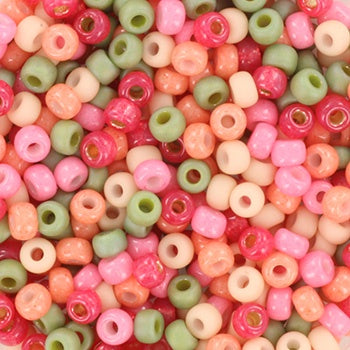 Miyuki 8 Round Seed Bead, Mix - Magic Flower, 22 grams