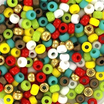 Miyuki 8 Round Seed Bead, Mix - Happy Together, 22 grams