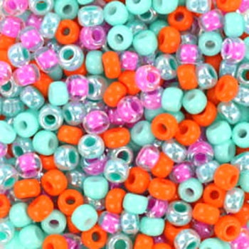 Miyuki 8 Round Seed Bead, Mix - Summer Vacation, 22 grams