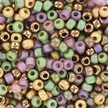 Miyuki 8 Round Seed Bead, Mix - Singing Nature, 22 grams
