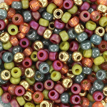 Miyuki 8 Round Seed Bead, Mix - Elegant Fall, 22 grams