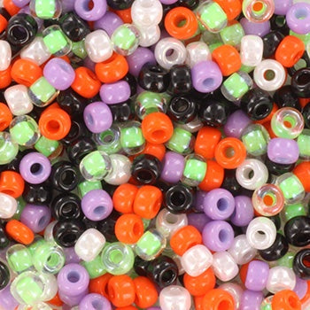 Miyuki 8 Round Seed Bead, Mix - Halloween, 22 grams