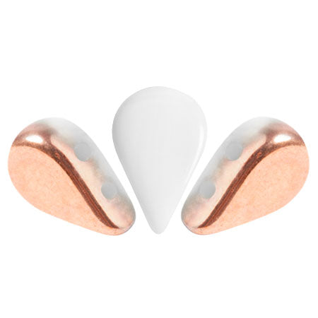 Amos Par Puca, Opaque White Capri Gold, AMS-0300-27101, 10 grams