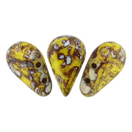 Amos Par Puca, Opaque Jonquil Picasso, AMS-8312-43400, 10 grams