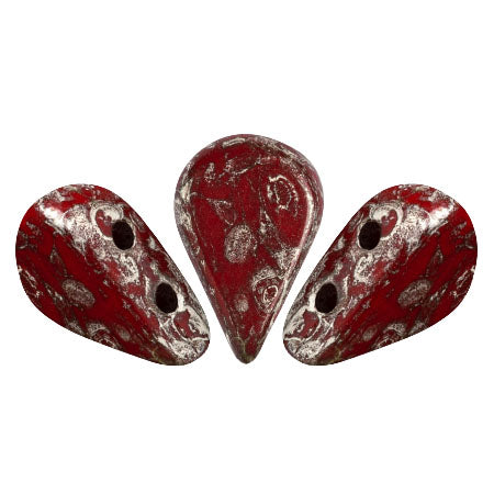 Amos Par Puca, Opaque Coral Red New Picasso, AMS-9320-65400, 10 grams
