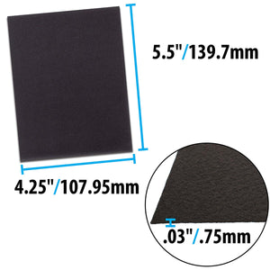 Beading Foundation 4.25 x 5.5 inches, Black (4 sheets)