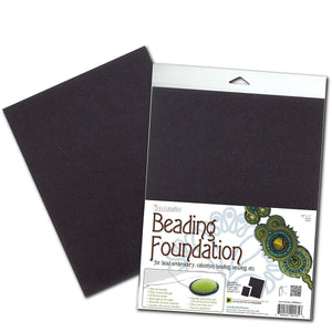 Beading Foundation 8.5 x 11 inches, Black (1 sheet)