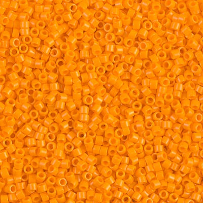 Miyuki Delica Bead 11/0, DB1133, Opaque Mandarin, 50 grams