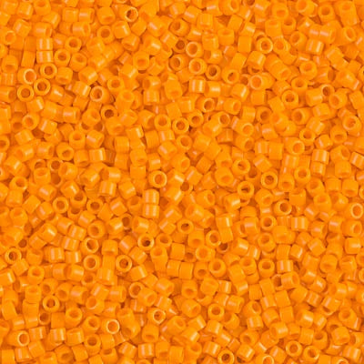 Miyuki Delica Bead 11/0, DB1133, Opaque Mandarin, 50 grams