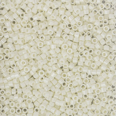 Miyuki Delica Bead Size 11, DB2402, Light Buttercream Ceylon, 5 grams