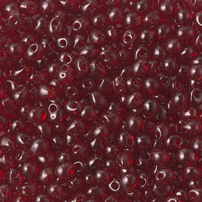 Miyuki 3.4mm Drop Bead, Garnet Gold Luster, #304, 5 grams