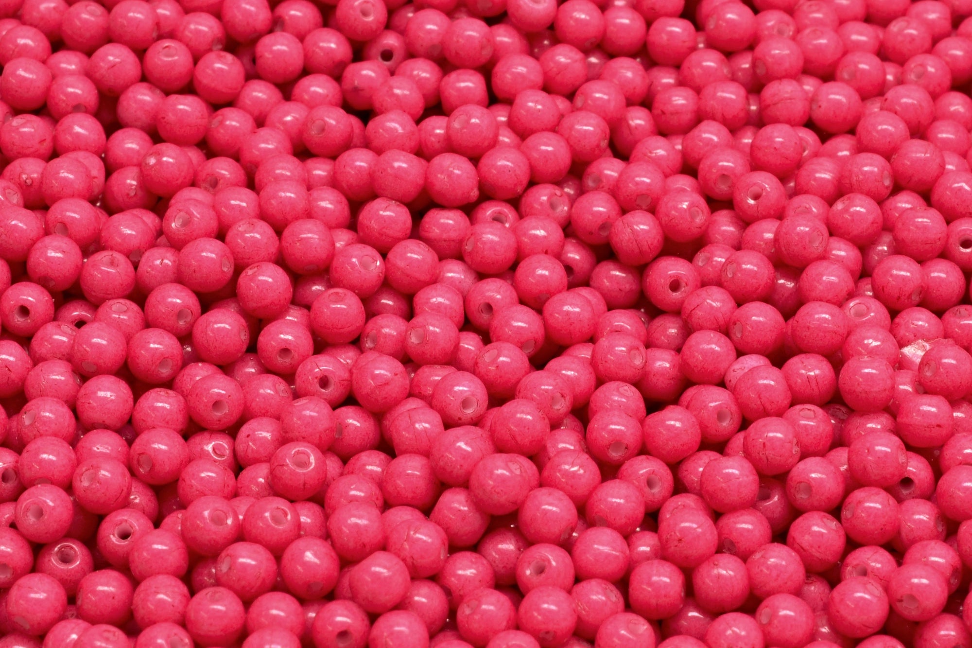 3mm Czech Round Druk Bead, Terra Intensive Rose, 50 pieces