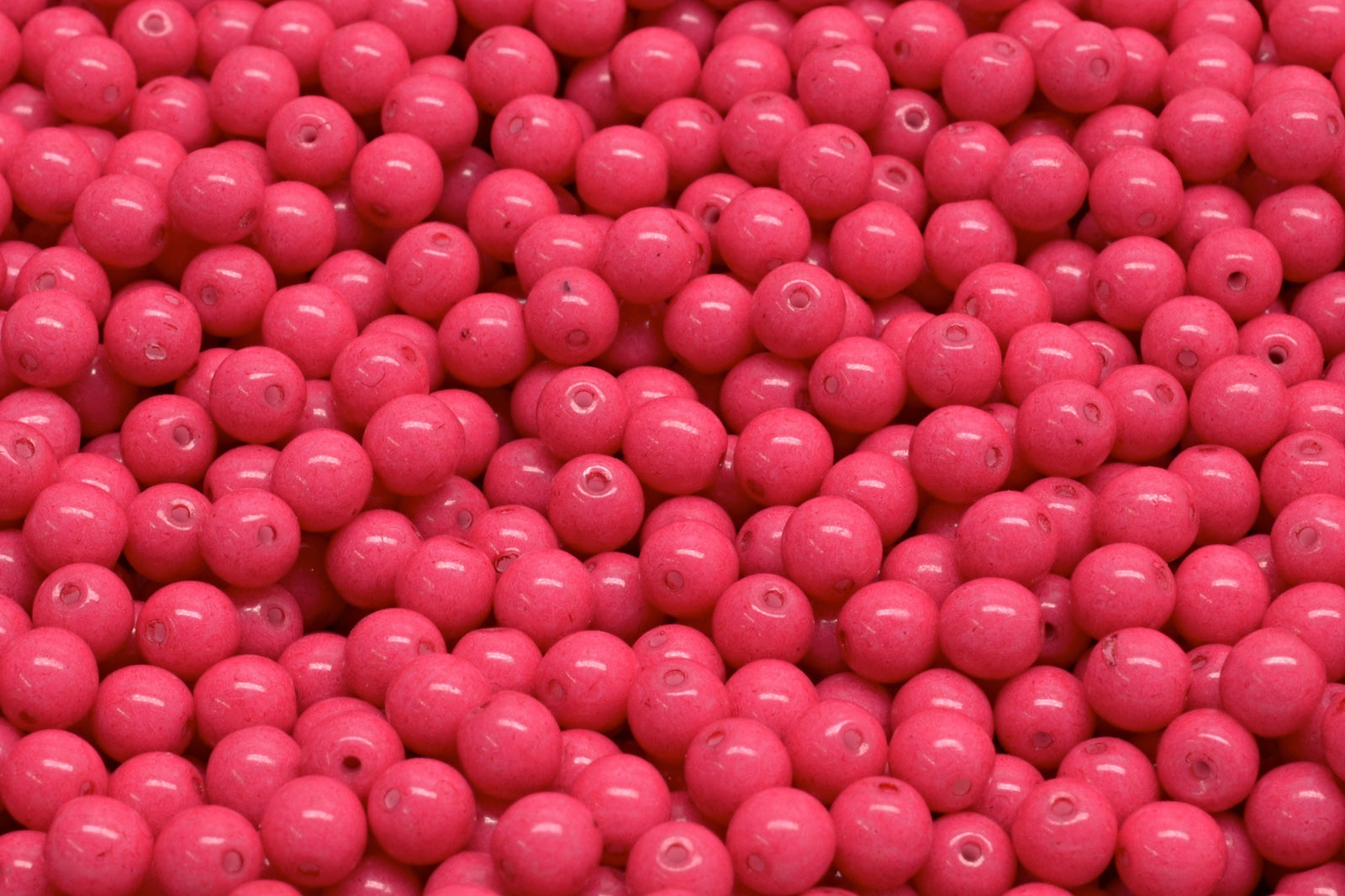 4mm Czech Round Druk Bead, Terra Intensive Rose, 50 pieces