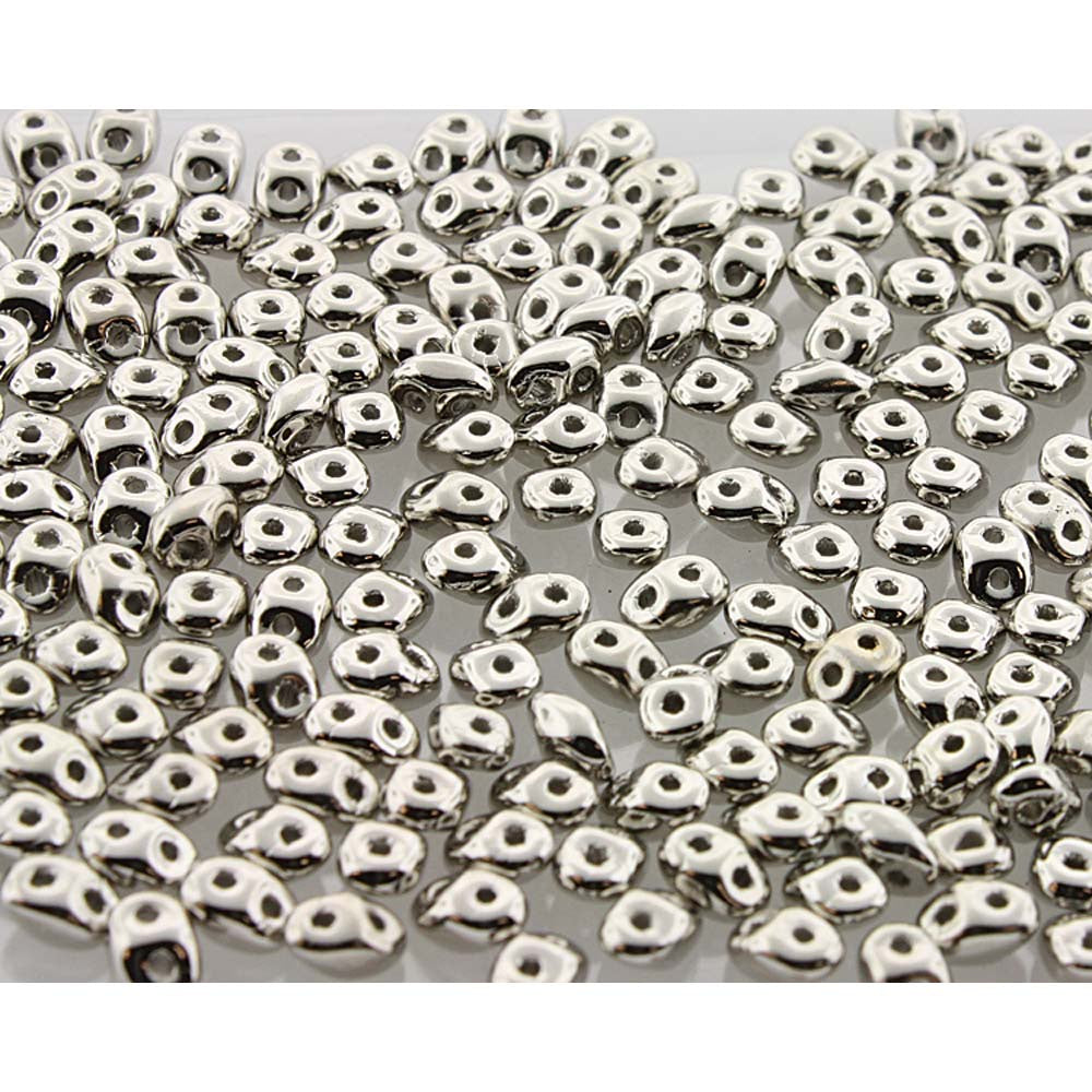 Superduo, Nickel Plated, 8 grams