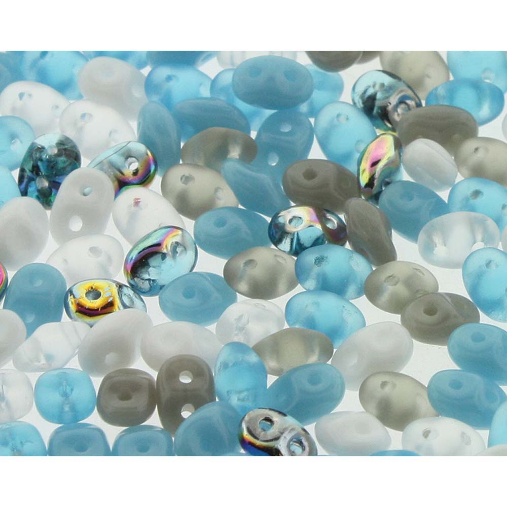 Superduo, Mix-Misty Mooring, SDMIX122, 8 grams