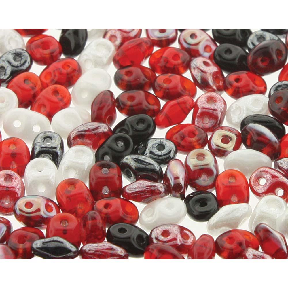 Superduo, Mix-Ladybug, SDMIX149, 8 grams