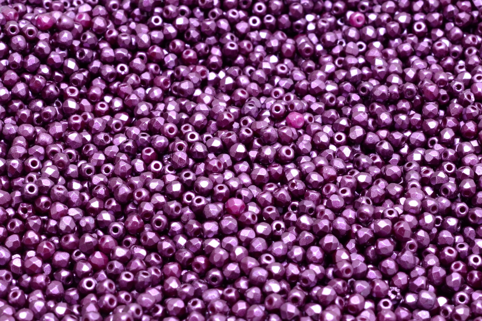 2mm Czech Fire Polish Beads, Pastel Bourdeaux, 50 pieces