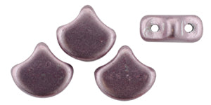 Ginko Beads, Sueded Gold Blackened Pearl, 8 grams