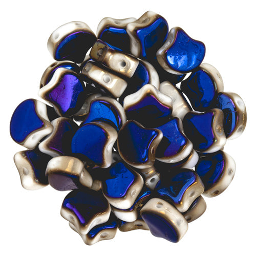 Ginko Beads, Opaque White Azuro, 8 grams