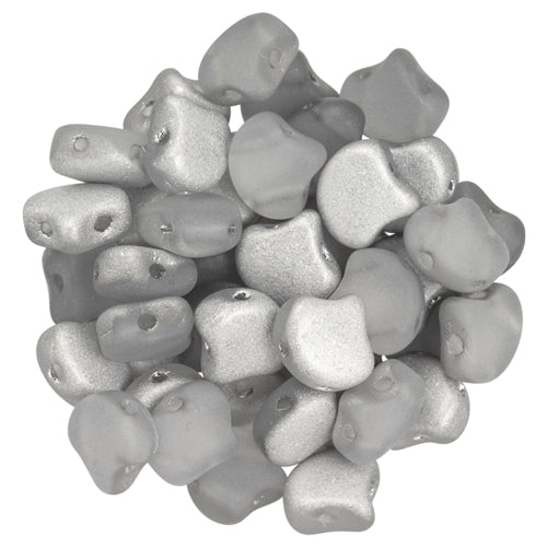 Ginko Beads, Backlit Matte Black Diamond, 8 grams