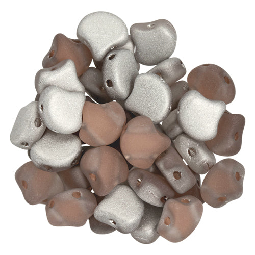 Ginko Beads, Backlit Matte Sesame Seed, 8 grams