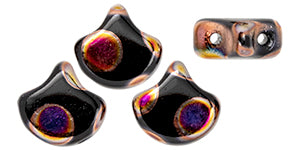 Ginko Beads, Dotted Jet Full Sliperit, 8 grams