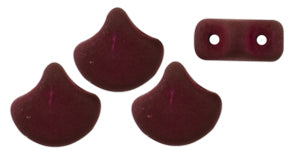 Ginko Beads, Saturated Maroon, 8 grams